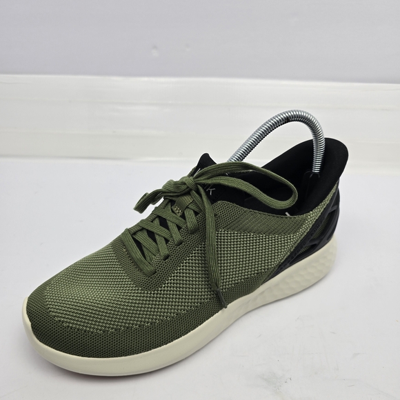 Kizik Mens Athens Size 8 Woman’s 9.5 Olive Green Hands Free Sneakers - Picture 8 of 14